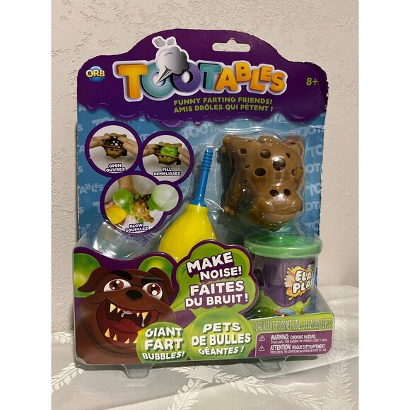 Tootables Farting Dog Slime Orb Toy Slimy Elasti Plasti Giant Fart Bubbles - Picture 5 of 6